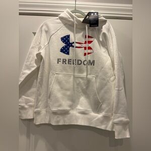 Under Armour Women’s White Freedom Hoodie
